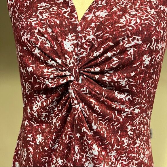 Eddie Bauer Sleeveless floral Print v-neck Athletic Dress, Small - Picture 3 of 11